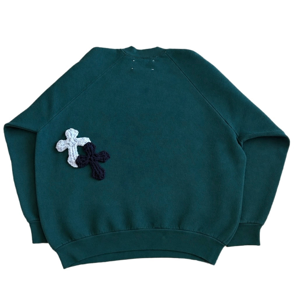 "Y.A.R.N. Collection" 90s made in USA sweat with 6 cross (unisex)