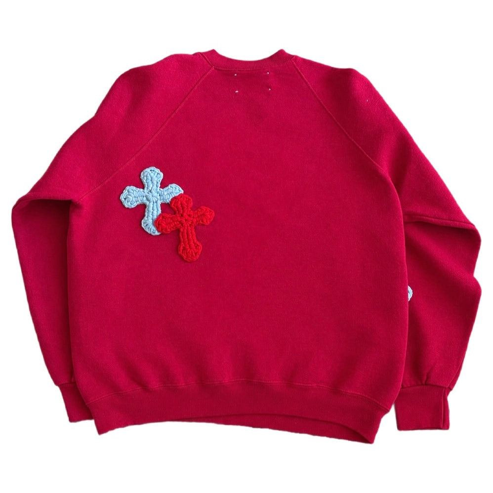 "Y.A.R.N. Collection" 90s made in USA sweat with 6 cross (unisex)