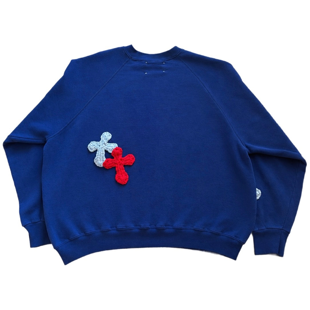 "Y.A.R.N. Collection" 90s made in USA sweat with 6 cross (unisex)