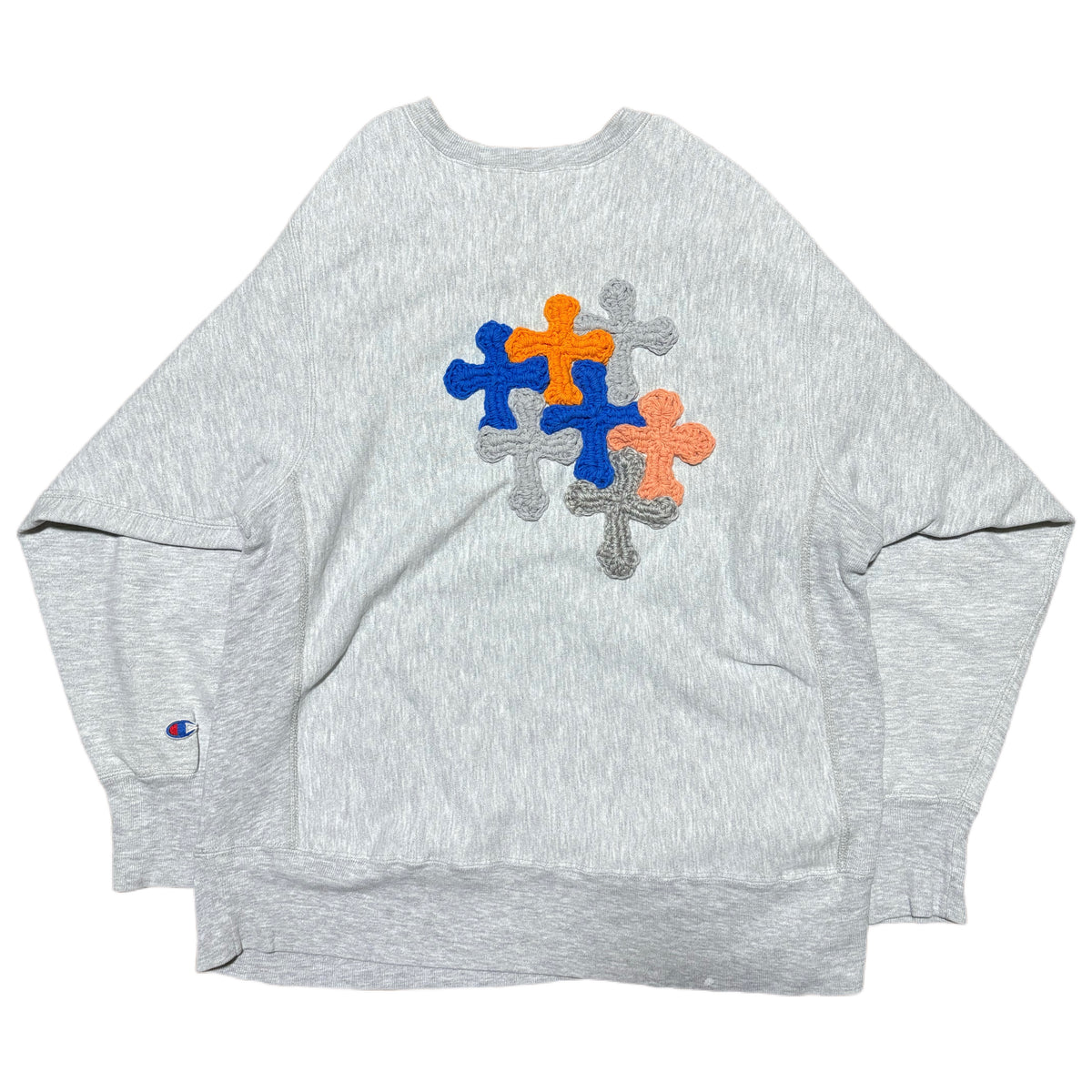 "Y.A.R.N." x 80s champion reverse weave with 3D Cross (unisex)