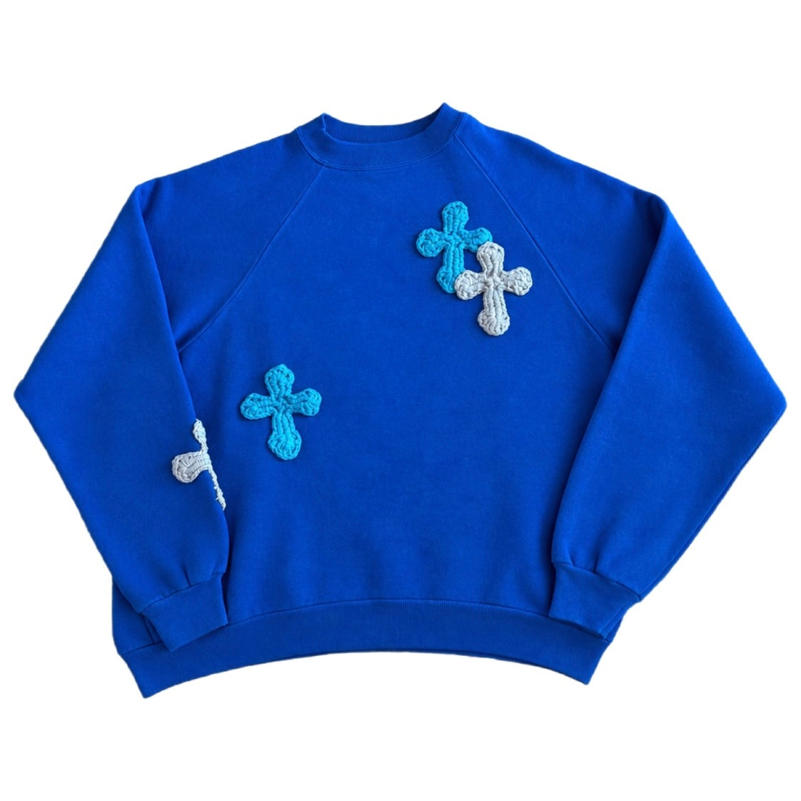 "Y.A.R.N. Collection" 90s made in USA sweat with 6 cross (unisex)