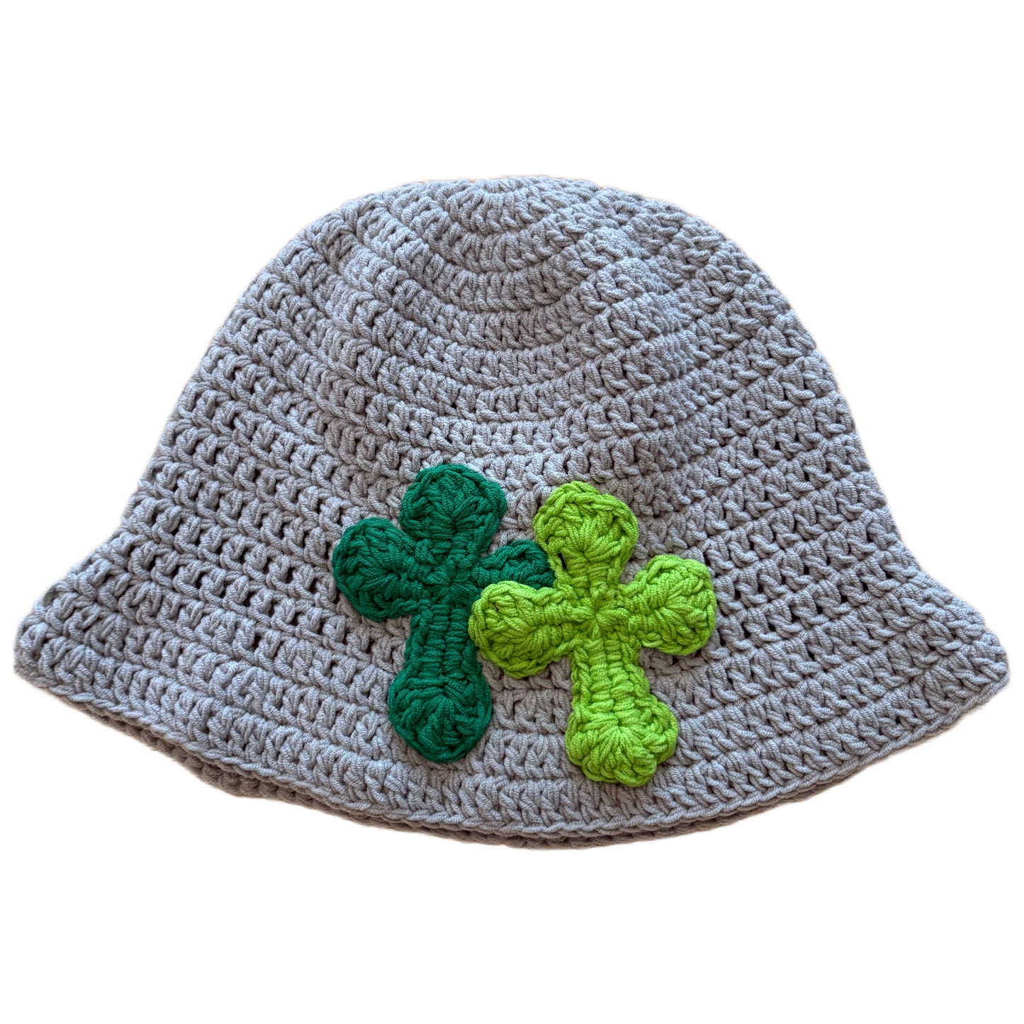 "Y.A.R.N. Collection" 3D double Cross Handmade Knit hat (unisex)