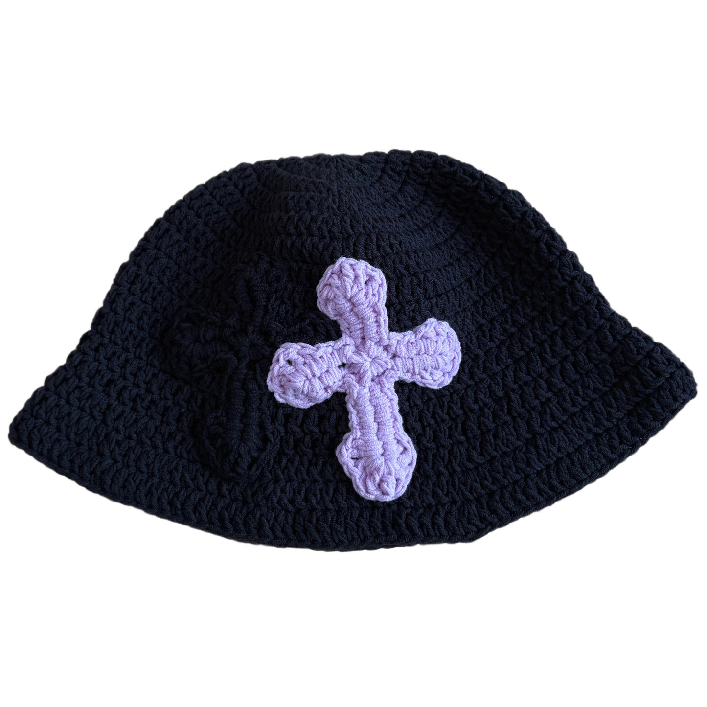 "Y.A.R.N. Collection" 3D double Cross Handmade Knit hat (unisex)
